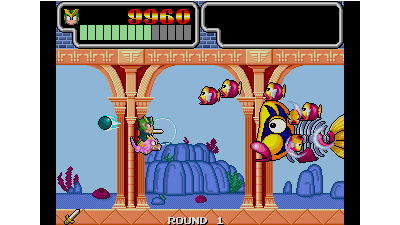 Wonder Boy III - Monster Lair (set 3, World, System 16B, FD1094 317-0089)