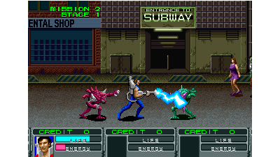 Alien Storm (set 2, US, 3 Players, FD1094 317-0147)